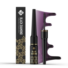 BL Lashes Black Diamond Lash Sealant for Eyelash Extensions | Overnighter Lash Sealer & Waterproof Coating for Retention & Aftercare (0.24 fl.oz, Black)