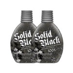 Millennium Tanning SOLID BLACK 100X Dark Tanning Lotion Indoor Outdoor Bronzer Tanning Bed Lotion 13.5 fl. oz. 2-PACK