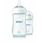 Philips AVENT BPA Free Natural Polypropylene Bottle, 9 Ounce, 2 Pack