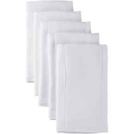 Gerber Unisex Baby Boys Girls Gauze Prefold Cloth Diapers Multipack White 5 Pack