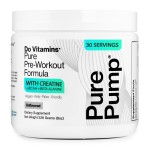 Do Vitamins - PurePump Unflavored All-Natural Pre Workout Powder for Men & Women - Clean Preworkout with Creatine, BCAA, Beta Alanine - Best for Energy, Focus & Pump - Vegan, Keto, Paleo 30 Servings