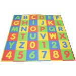 Tadpoles Soft EVA Foam 36 Piece ABC Playmat Set, Multi/Primary, 74x 74 (36 Sq Feet)