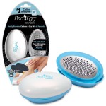 PedEgg Classic Foot File and Callus Remover - Safely & Painlessly Remove Tough Calluses, Dead Dry Skin for Smooth Soft Feet - As Seen On TV, 135 Precision Micro-Blades, Traps Shavings