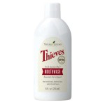 Young Living Thieves Fresh Essence Mouthwash | Alcohol-Free 8 fl oz Mouthwash Infused with Essential Oils | Gentle, Refreshing Oral Care for Long-Lasting Fresh Breath & Healthy-Looking Smile