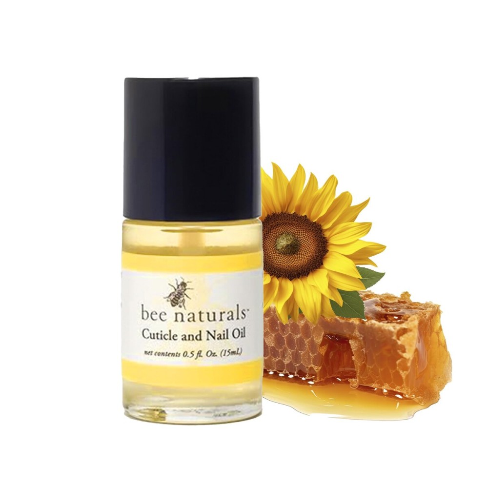Bee Naturals Nail & Cuticle Oil 0.5 oz - Heals Cracked Nails & Rigid Cuticles. Deep moisture for nails and cuticles. Contains rich avocado and castor oils. Massage into nails and cuticles.
