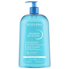 Bioderma - Atoderm Hydrating Shower Gel Body Wash - Moisturizing Face and Body Cleanser for Normal to Dehydrated Sensitive Skin
