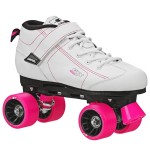 Pacer GTX-500 Roller Skates - Newly Revised Model (White, Mens 10/Ladies 11)