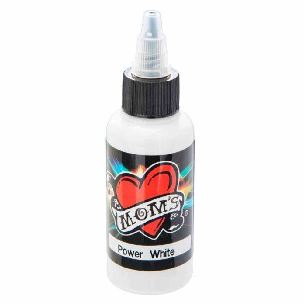 POWER WHITE Millennium Moms 1/2oz Tattoo Ink Mom\'s Millenium Milennium Pigment