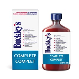 BUCKLEY\'S Original \'COMPLETE\' Syrup for COUGH Large 250 ml Size