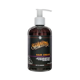 Suavecito Hair Cream Pump Bottle Medium Shine All Day Light Hold (8 oz)