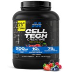 MuscleTech Creatine Monohydrate Powder - Cell-Tech Creatine Powder Post Workout Recovery Drink, Muscle Builder & Musclebuilding Creatine Supplement - Fruit Punch, 6 lbs (56 Serv) - Packaging May Vary