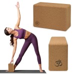 Gaiam Cork Yoga Block - 4x6x9 Inch, Natural Cork Block for Yoga, Pilates, Stretching, Balance, Gym, Home Workout, Meditation, Non-Slip, High-Density, Rounded Edges for Enhanced Poses and Flexibility