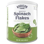 Augason Farms Dehydrated Spinach Flakes Can, Emergency Food Supply, Everyday Meals, 45 Servings