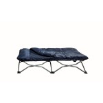 Regalo My Cot Deluxe Portable Toddler Bed, Includes Sleeping Bag, Navy