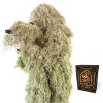 Arcturus Ghost Ghillie Suit: Woodland Camo | Double-Stitched Design with Adjustable Hood and Waist | Camo Hunting Clothes for Men, Military, Sniper, Airsoft and Hunting (Dry Grass, Regular)