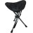 Travel Chair Slacker Tripod Chair for Camping, Lightweight Chair, Adjustable Carry Strap for Easy Transport | Lighter Version of The Original Slacker Stool | Perfect for Outdoor Adventures (Black)