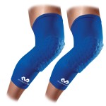 McDavid Hex Knee Compression Sleeves, Pull-On Padded Protection, Moisture Wicking (1 Pair)
