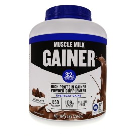 Muscle Milk Gainer Protein Powder, Chocolate, 32g Protein, 5 Pound