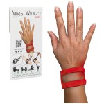 WristWidget (Red) Adjustable Wrist Brace for TFCC Tears, One Size fits most. For Left and Right Wrists, Support for Weight Bearing Strain, Exercise