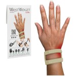 WristWidget (Tan Adjustable Wrist Brace for TFCC Tears, One Size fits most. For Left and Right Wrists, Support for Weight Bearing Strain, Exercise
