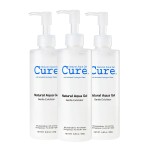 Cure by Toyo | Aqua Gel Gentle Exfoliator | Clear and Softer Skin | Non-Abrasive Face and Body Cleanser | Sensitive Skin | 3 Pack
