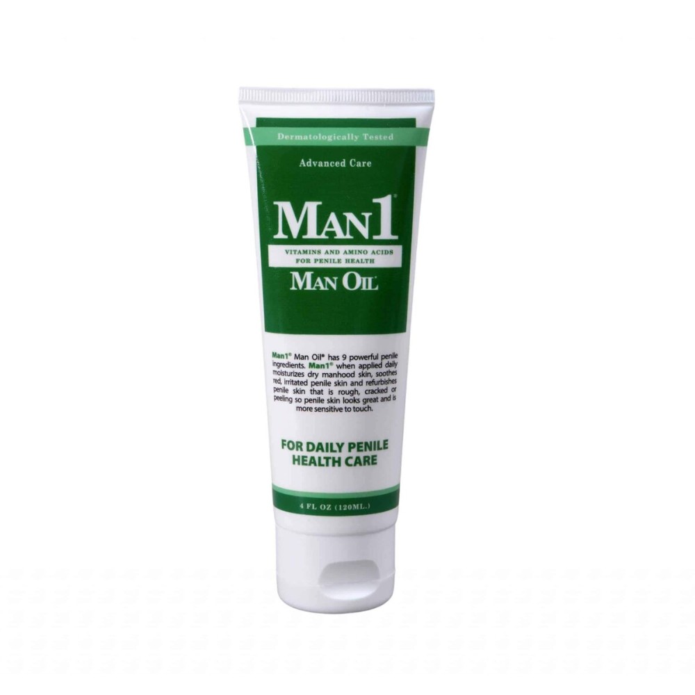 Man1 Man Oil Penile Health Cream - Advanced Care, treat dry, red, cracked, discolored, irritated or peeling male skin