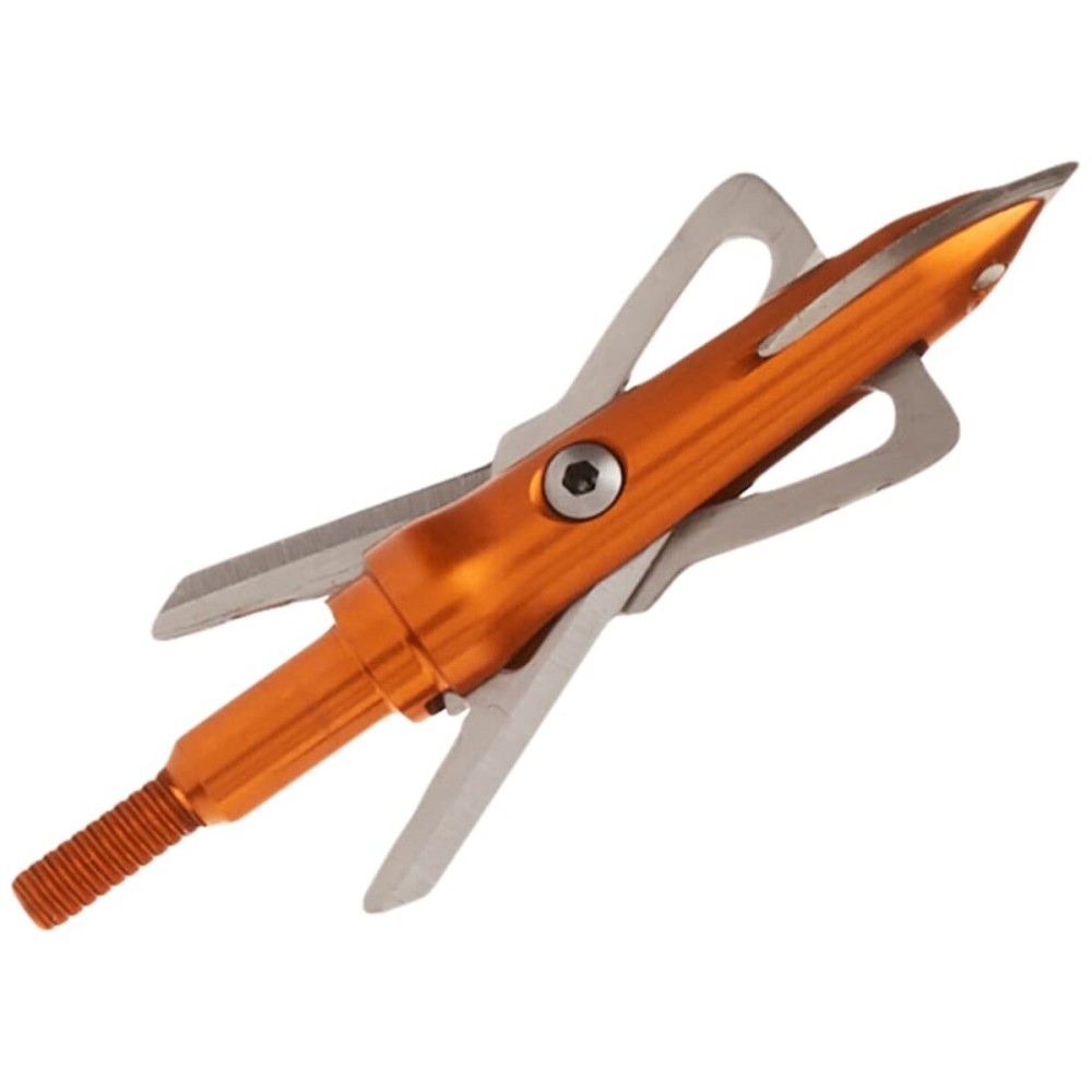 Rage Crossbow X, 2-Blade Archery Arrow Broadhead, 100 Grain with Shock Collar Technology (3-Pack)