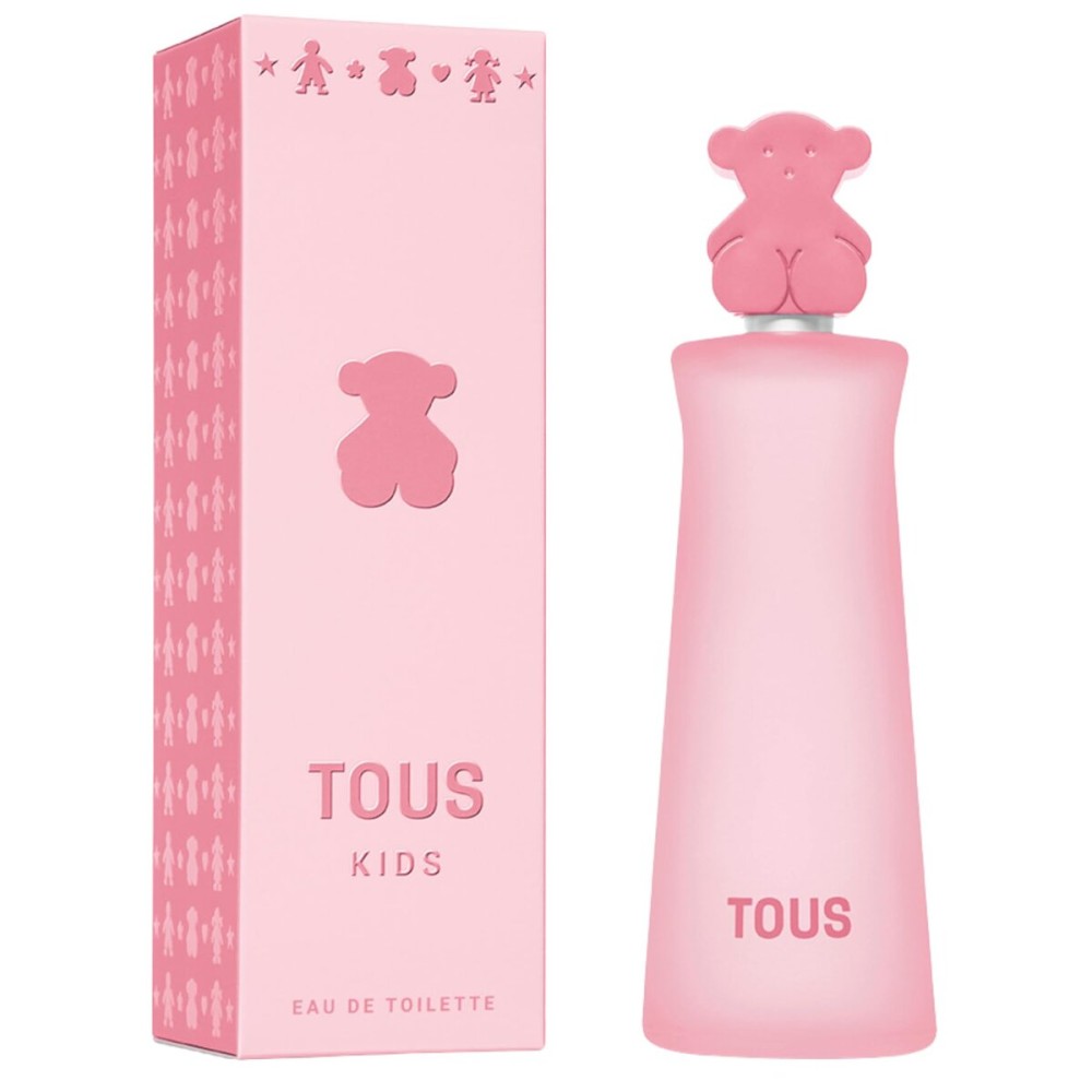 TOUS Kids Girl Eau de Toilette Spray, Floral Fresh Scent, Gentle on Girls\' Sensitive Skin. Ideal for Everyday Use, With Notes of Apricot, Coconut Water, Musk, and Vanilla Ice Cream, 3.4 Fl Oz
