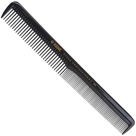 Kent SPC80 Salon-Style Dressing Cutting Comb with Wide and Fine Teeth - Professional Barber Haircut Comb for Styling and Teasing for All Hair Types - Kent Quality Barber Supplies