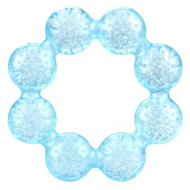 Nuby Pur Ice Bite Soother Ring Teether, Blue