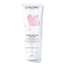 Lancme Crme Mousse Confort Foaming Facial Cleanser | Comforting Cream Cleanser & Makeup Remover with Rosehip Oil | Gentle Hydrating Face Wash for Soft, Radiant Skin | 4.2 Fl Oz