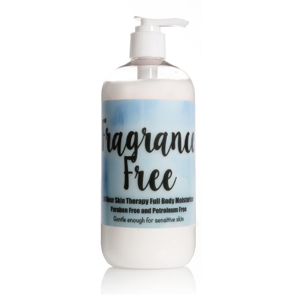 The Lotion Company 24 Hour Skin Therapy Lotion - Fragrance-Free Body Lotion, Moisturizer for Sensitive & Dry Skin, Non-Greasy, Soothing Hydration, Made in USA