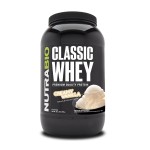 NutraBio Classic Whey Protein Powder- 25G of Protein Per Scoop - Full-Spectrum Amino Acid Profile - No Fillers, Artificial Colors, Preservatives - Low Glycemic Index - Creamy Vanilla, 2 Pounds