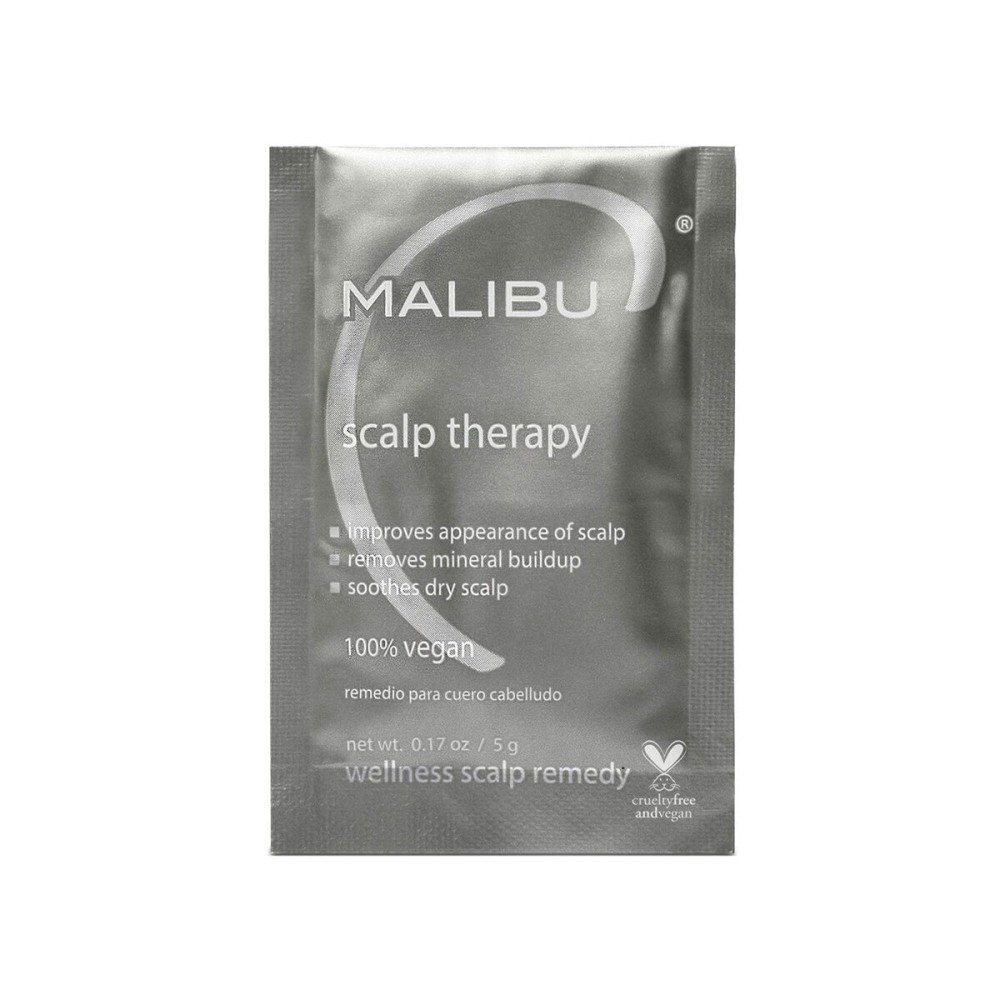Malibu C Scalp Therapy Wellness Remedy - Scalp Care Remedy Packet to Soothe & Moisturize Dry Scalp - Restores Manageability with Vitamin C and Zinc Gluconate (1 Packet)