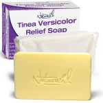 Tinea Versicolor Treatment Soap (2) 5oz Bars | Max-Strength 10x Fast-Acting Antifungal Relief | Sulfur Soap Soothes & Restores Skin Pigment | Adult & Child Safe by Naturasi (2 Pack)