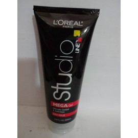 LOreal ParisStudio Line Head Lock Mega Hard Hold Gel 6.80 oz (Pack of 6)