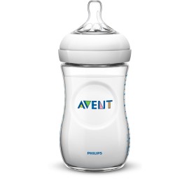 Philips Avent Natural Baby Bottles, Clear, 9 Ounce, (4 Pack)