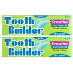 Squigle Tooth Builder SLS Free Toothpaste (Stops Tooth Sensitivity) Prevents Canker Sores, Cavities, Perioral Dermatitis, Bad Breath, Chapped Lips, 4 oz (8 Ounce (Pack of 2), Unflavored)