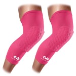 McDavid Hex Knee Compression Sleeves, Pull-On Padded Protection, Moisture Wicking (1 Pair)