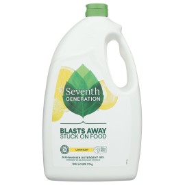 Seventh Generation Lemon Auto Dishwasher Gel, 70 OZ