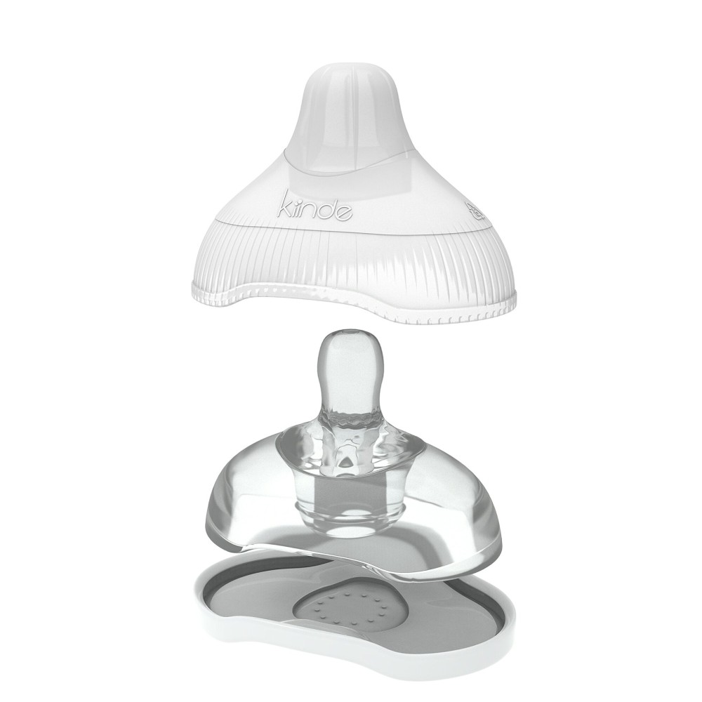 Kiinde Twist Active Latch Nipples for Breast Milk or Formula Feeding - Fast Flow (2 Pack)