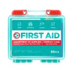 Be Smart Get Prepared 85 Piece First Aid Kit: Clean, Treat, Protect Minor Cuts, Scrapes. Home, Office, Car, School, Business, Travel, Emergency, Survival, Hunting, Outdoor, Camping & Sports, FSA HSA
