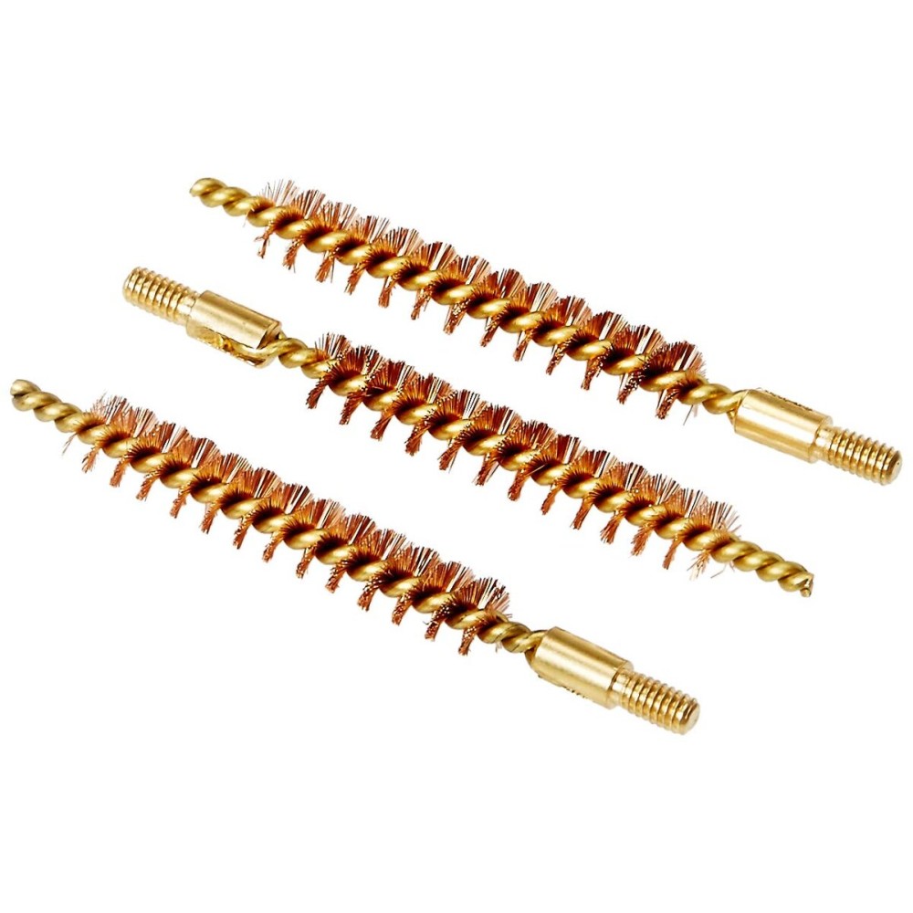 Tipton Best Gun Bore Brush .338 Cal/8mm 3-Pack Bronze Bristles for Removing Fouling and Residue in Barrel