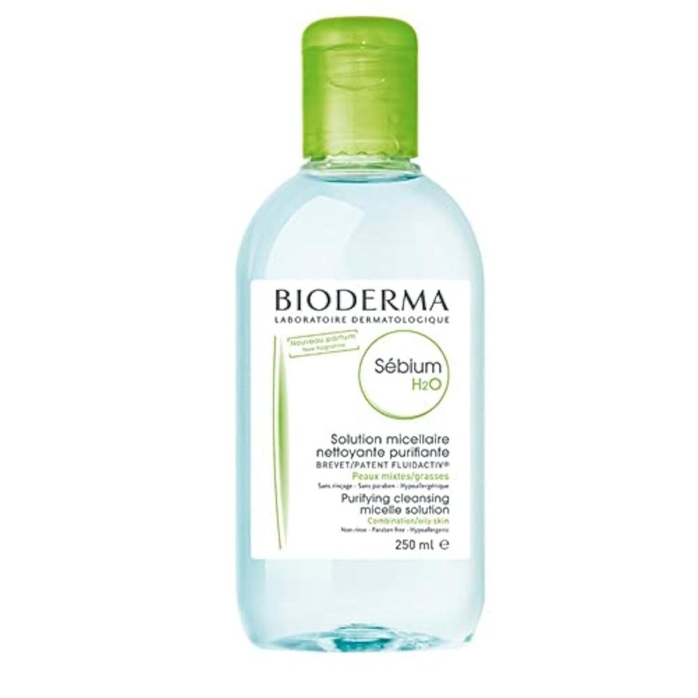 Bioderma - Sbium H2O - Micellar Water - Cleansing and Make-Up Removing - for Combination to Oily Skin , 8.4 Fl Oz (Pack of 1)