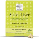 NEW NORDIC Active Liver 30-Day Supply, Daily Liver Supplement, Milk Thistle, Artichoke & Turmeric, 30 Tablets (Pack of 1)