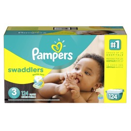 Pampers Swaddlers Diapers Size 3, 180 Count