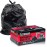Ultrasac Heavy Duty Contractor Bags (VALUE 50 PACK/w TIES), 42 Gallon, 32.75 X 47 - 3 MIL Thick Large Black Industrial Garbage Trashbags for Construction and Commercial use
