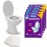 GoHygiene: XL Travel Pack of 4 Packs (40-Count) + 1 Free Pack (10-Count) ! - Disposable Toilet Seat Covers - New!
