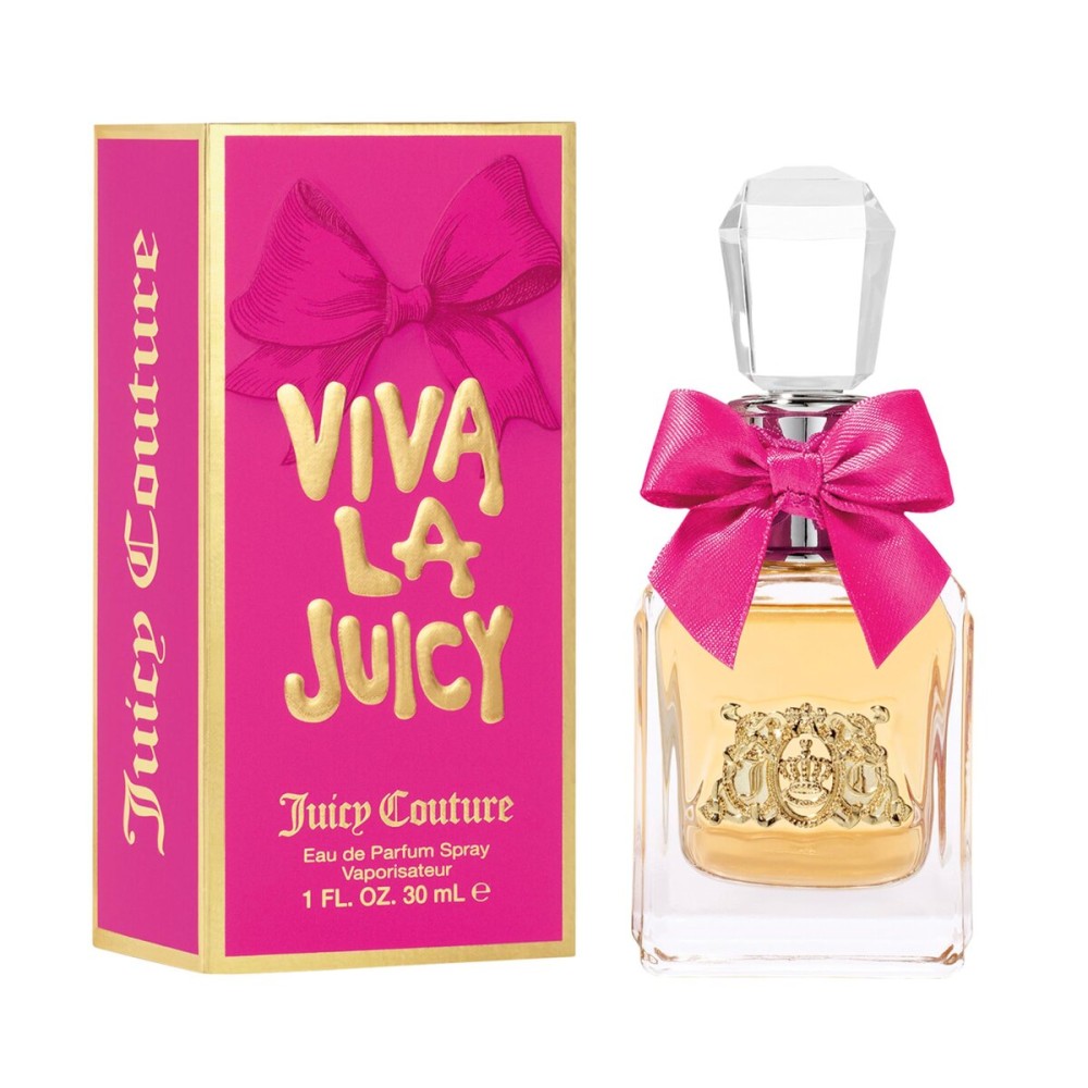 Juicy Couture Viva La Juicy Eau De Parfum, Women\'s Perfume with Notes of Mandarin, Gardenia & Caramel, Floral & Sweet, EDP Spray, 1.0 fl oz