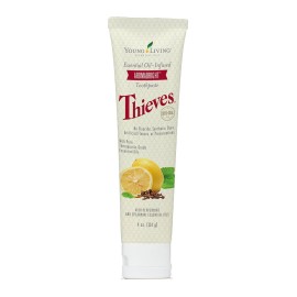 Thieves AromaBright Toothpaste by Young Living | 4 Ounces | Fluoride-Free | All-Natural | Enriched with Essential Oils to Support Healthy Teeth and Gums While Providing Long-Lasting Fresh Breath